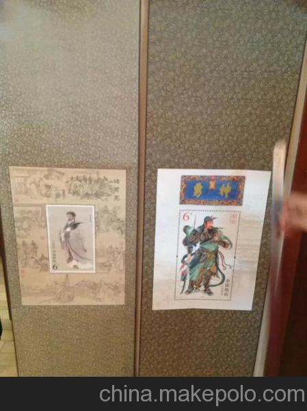 文武雙全三國(guó)傳世珍郵  關(guān)公諸葛亮大型郵票