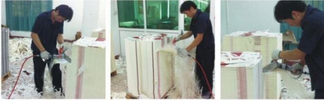 紙箱清廢機(jī)白山印刷廠紙箱廠模切清廢專用工具