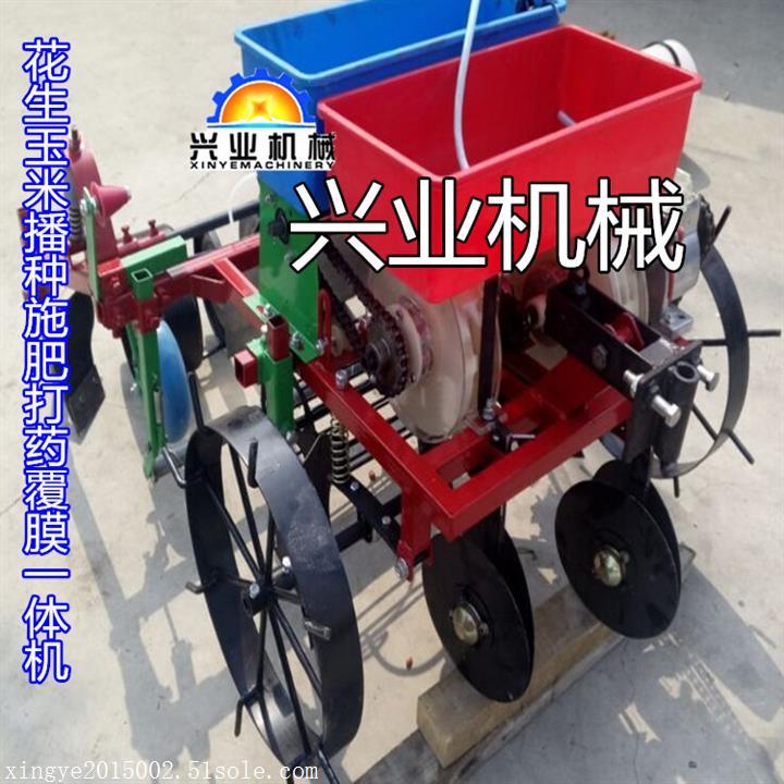手扶玉米播種覆膜機(jī) 花生播種打藥覆膜機(jī)  農(nóng)用覆膜機(jī)