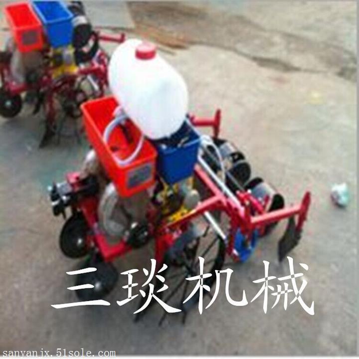 花生播種覆膜機  手扶拖拉機帶動噴藥覆膜 省時省力