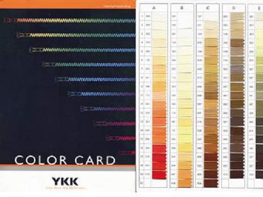 供應YKK色卡