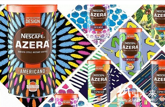雀巢AZERA限量版包裝設計