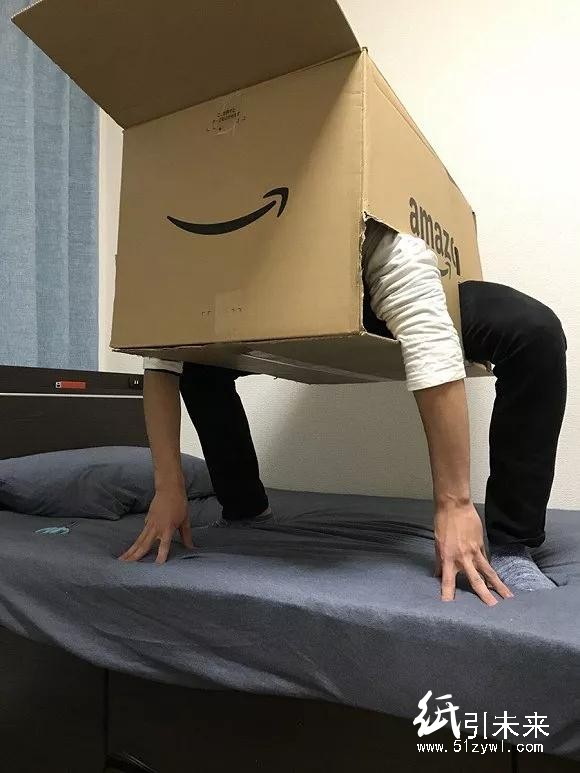 沒有 Labo 沒關(guān)系,亞馬遜的紙箱同樣「騷」得不行