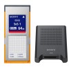索尼(SONY) 存儲套裝 索尼內存卡SXS 64G+索尼SBAC-US30讀卡器 黑色