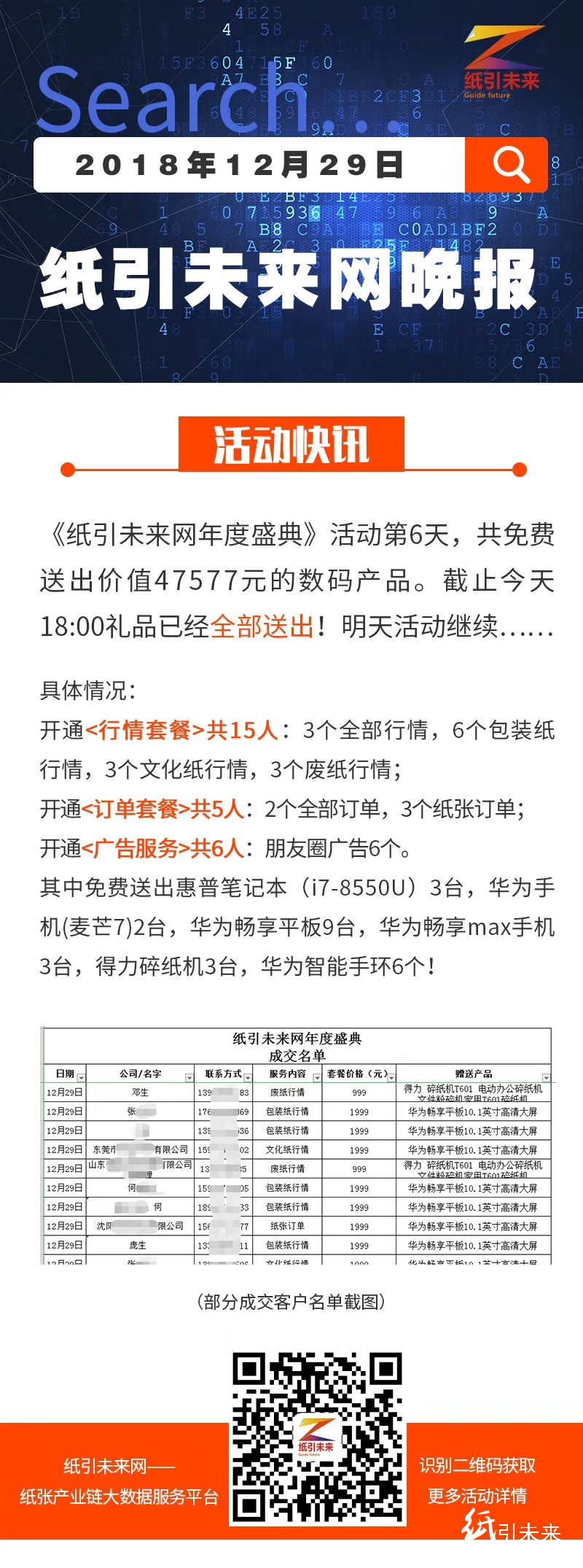 《紙引未來網年度盛典》活動快訊