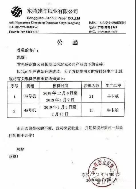 建暉紙業(yè)三號機技改提前完成順利投產(chǎn)，四號機開始停機技改
