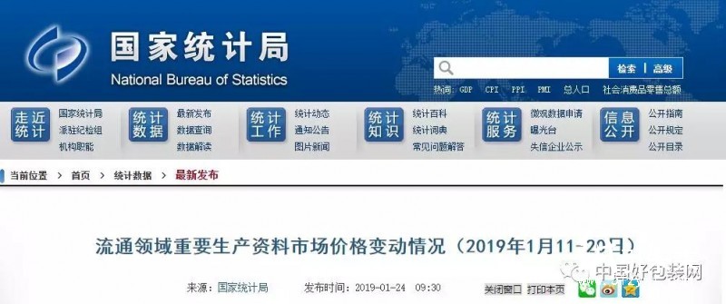 紙張價(jià)格｜統(tǒng)計(jì)局公布最新高瓦價(jià)格，漲幅0.9%，創(chuàng)近3月新高