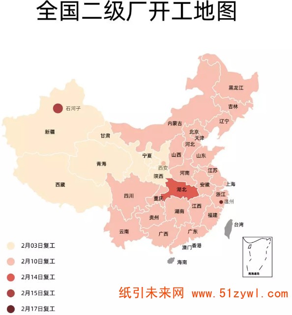造紙產能分布圖