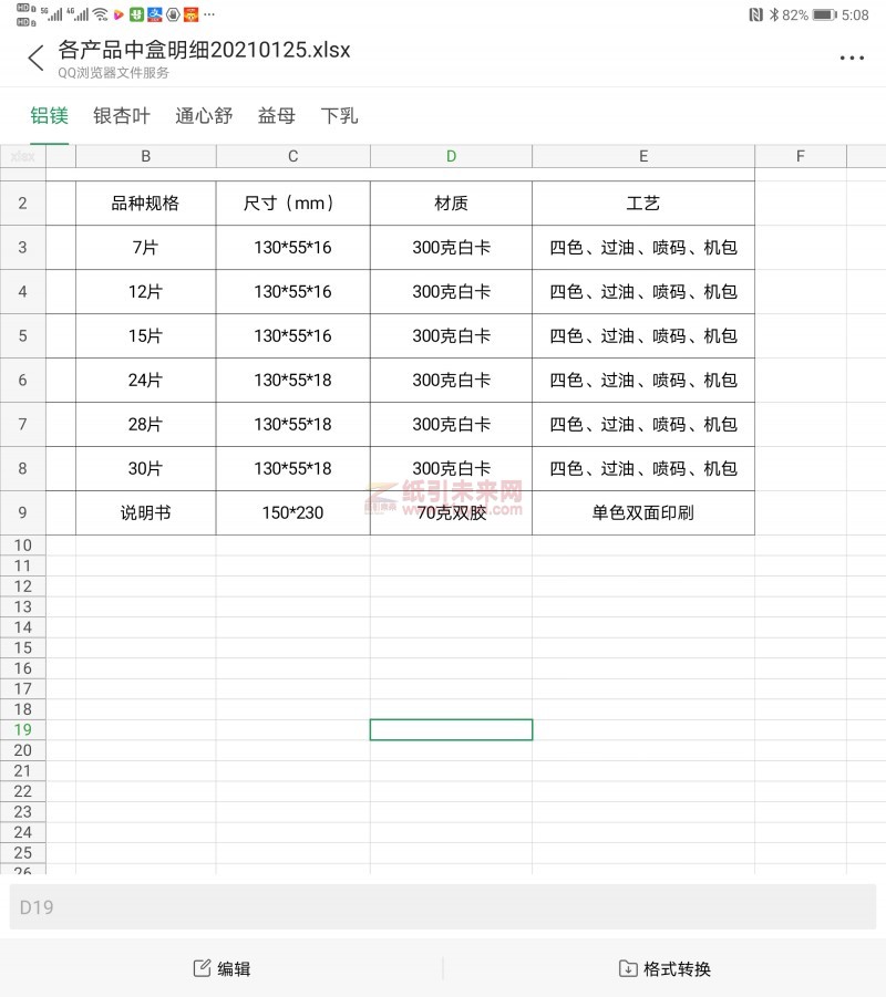 求購鋁鎂膠囊紙盒